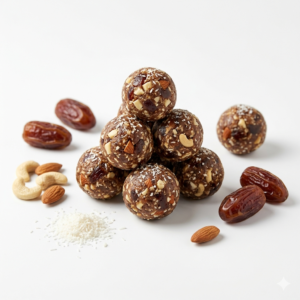 Natural Date Energy Balls – Healthy Sugar-Free Snack (Khajoor Energy Bites)